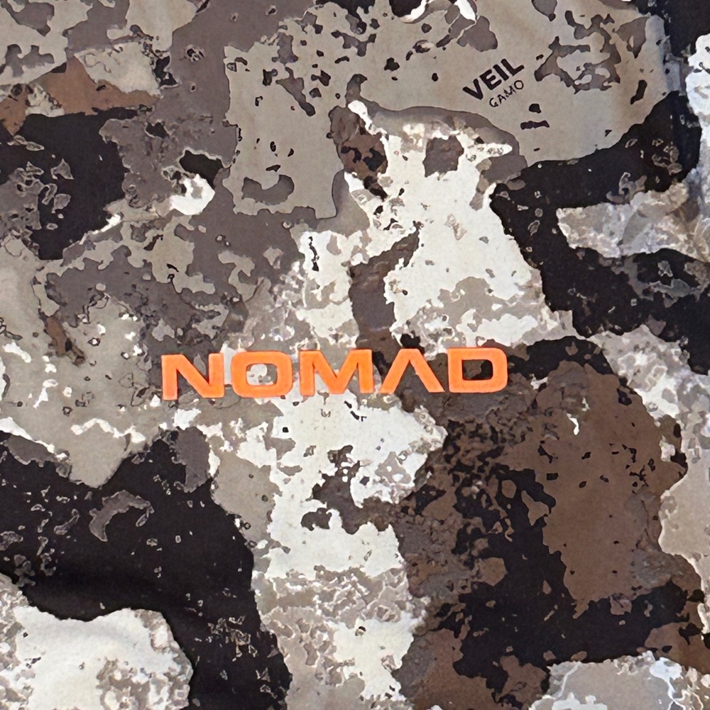 Nomad Long Sleeve Shirt Mens S Brown Veil Camo Performance Hunting Tactical Tee - Picture 2 of 9
